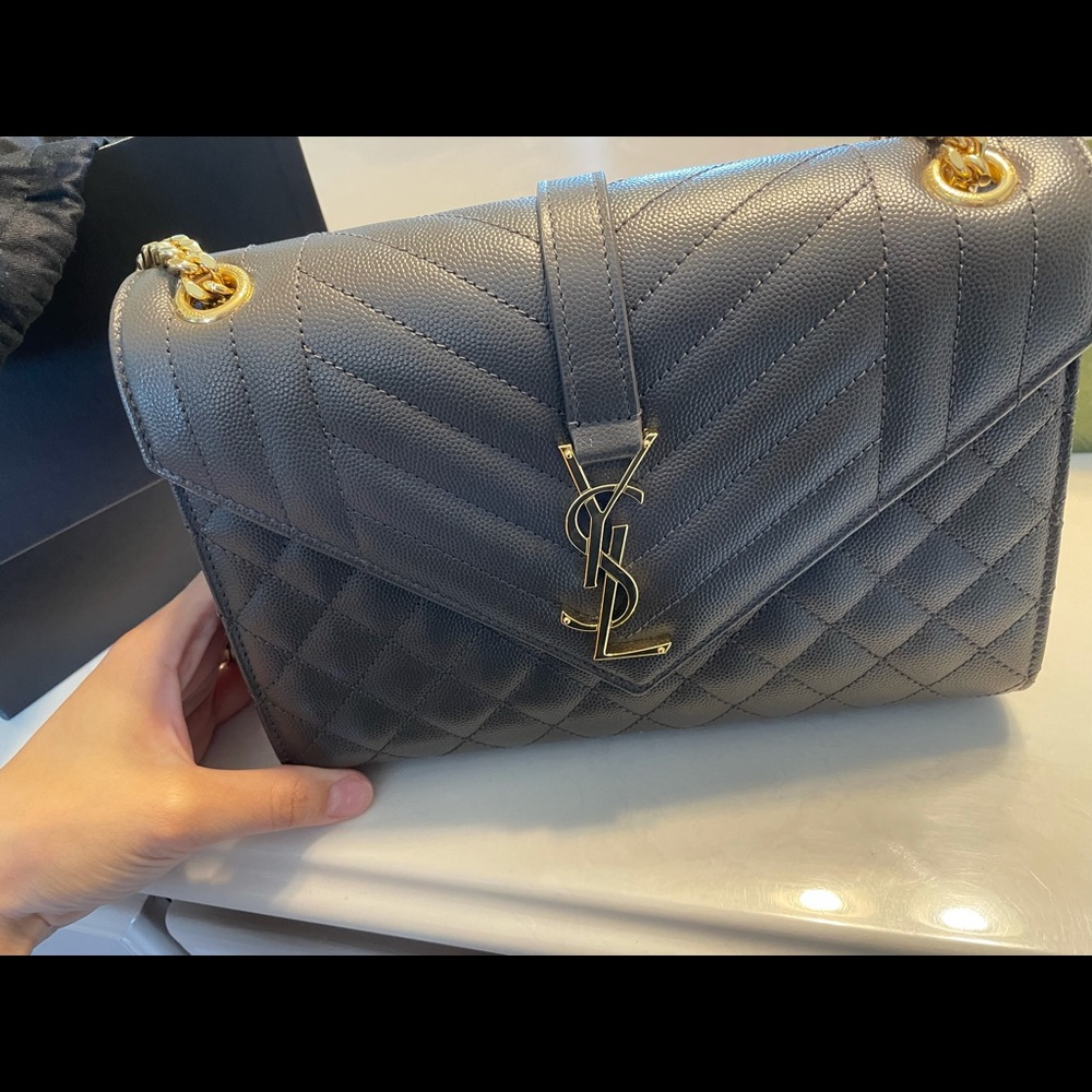 Saint Laurent Cassandra medium envelop bag